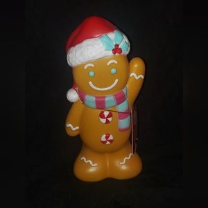 Table top Ginger bread Gingerbread man blow mold new with tags